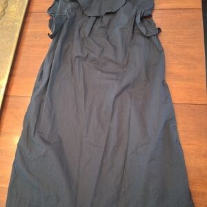 Crewcuts Navy Ruffle Sleeve Casual Dress